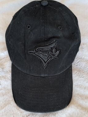 47 Brand Black Embroidered Toronto Blue Jays Logo Cap